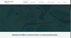 Desktop Screenshot of experience-mba.fr